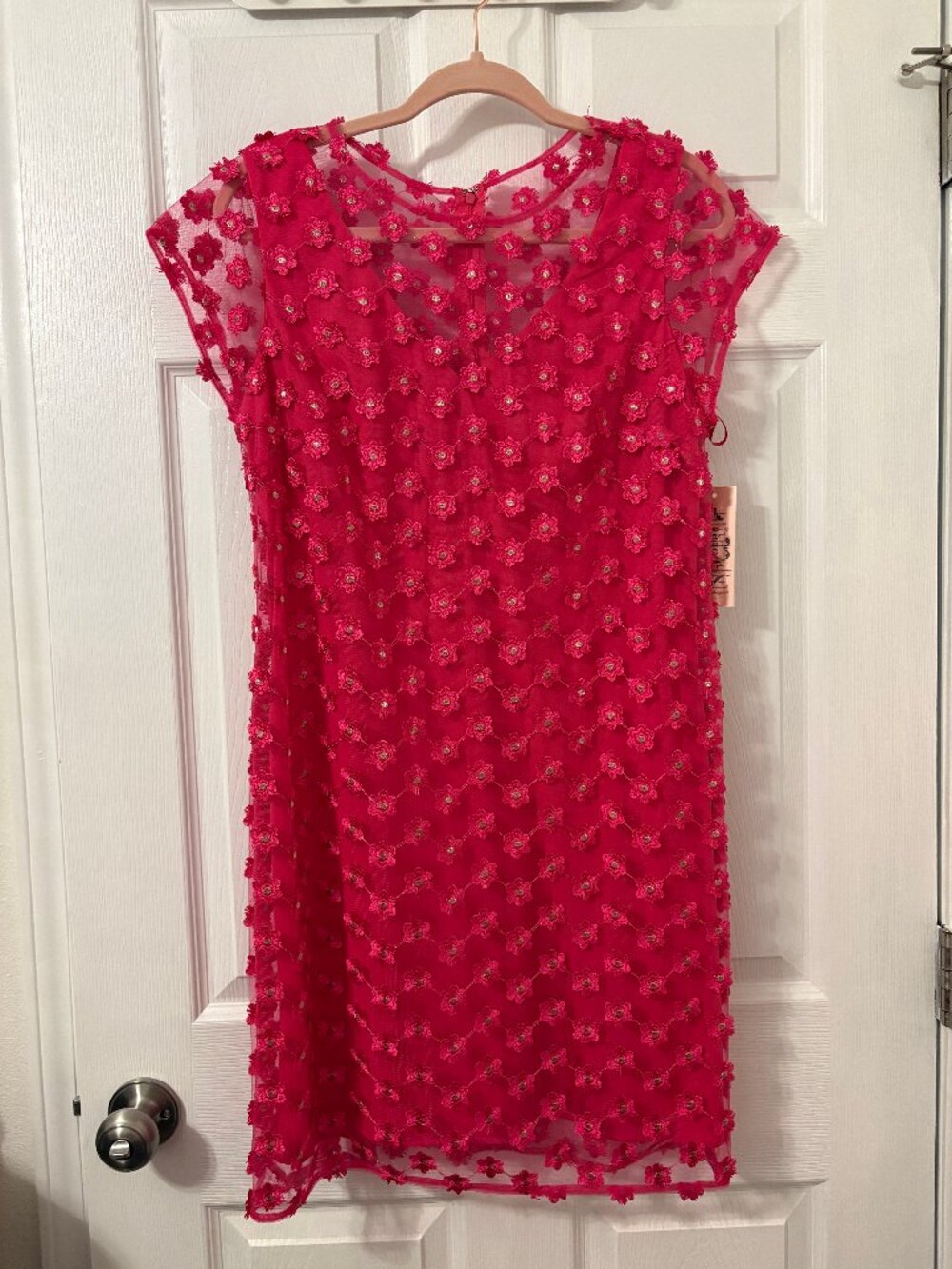 NWT Nanette Lepore floral embroidered dress, 10